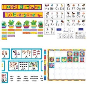 4 Pack Classroom Board Decorations